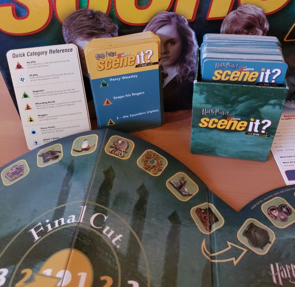 Scene It Harry Potter Game 2nd Edition Trivia Quiz Complete 2007 Mattel DVD Game - Image 4 of 4