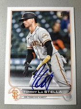 2022 Topps San Francisco Giants Tommy La Stella Autographed Baseball Card #241