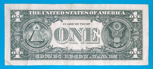 1962 April 9 : L 19624900 E BIRTHDAY Note $1 One Dollar Bill ( 1962 / 4 / 9 _ _) - Picture 3 of 3