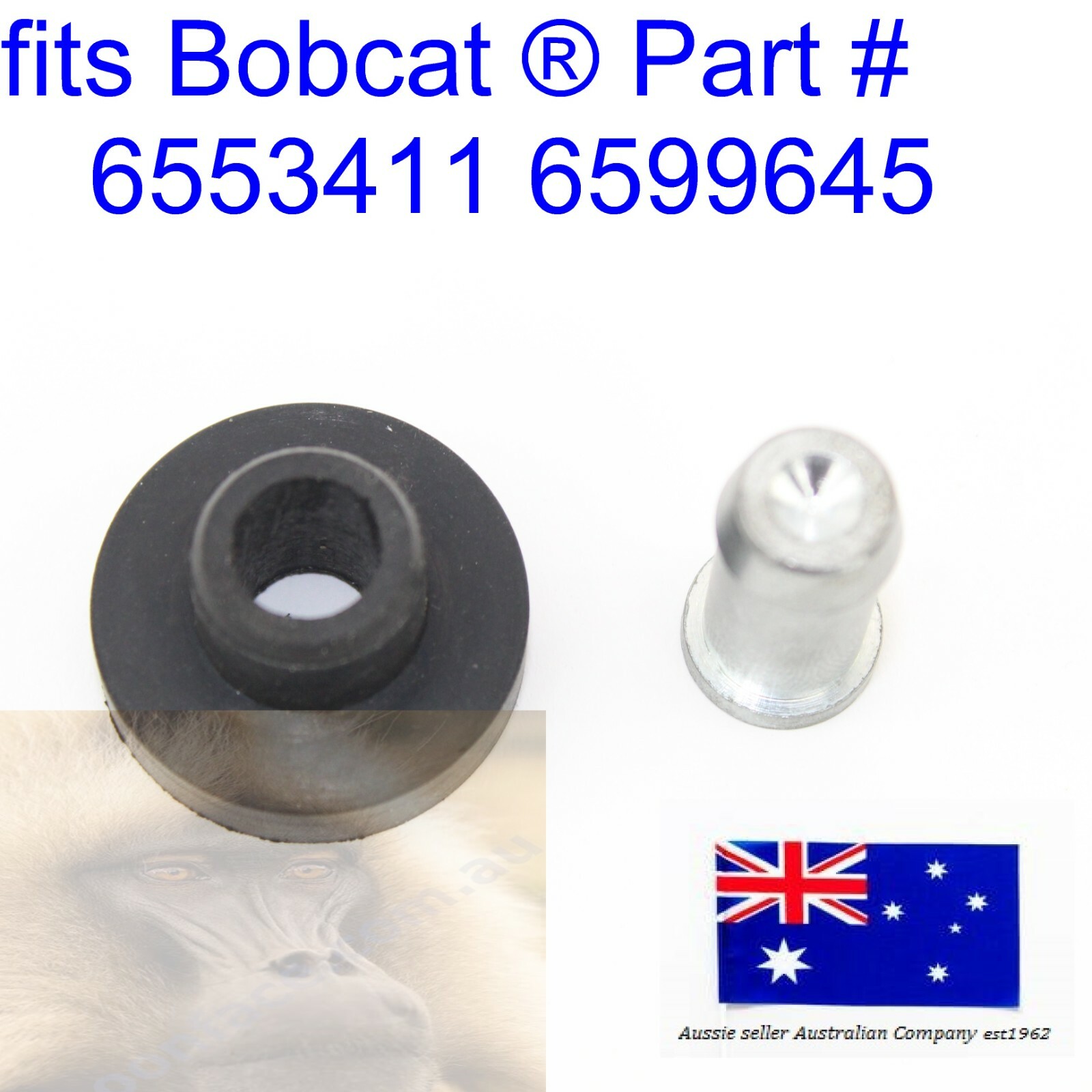 for Bobcat Steel Plug & Grommet Fuel Tank Chaincase Drain 440 450 653