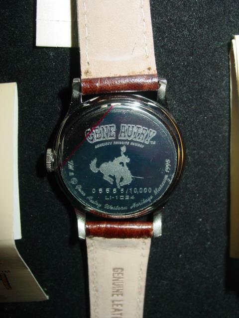 GENE AUTRY & Champion Cowboy - FOSSIL WATCH Limited Edition - NEW 