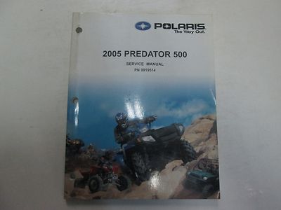 2005 Polaris Predator 500 Service Repair Shop Workshop Manual NEW | eBay