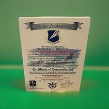AIR NATIONAL GUARD - MISSOURI / 131ST BOMB WING~CERTIFICATE OF COMMENDATION
