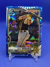 Eguy Rosario 2021 Bowman Draft Chrome Sapphire Edition #BDC-33 San Diego Padres
