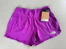The North Face Girls Knit Shorts Girls Size Large 12 NWT Purple FlashDry