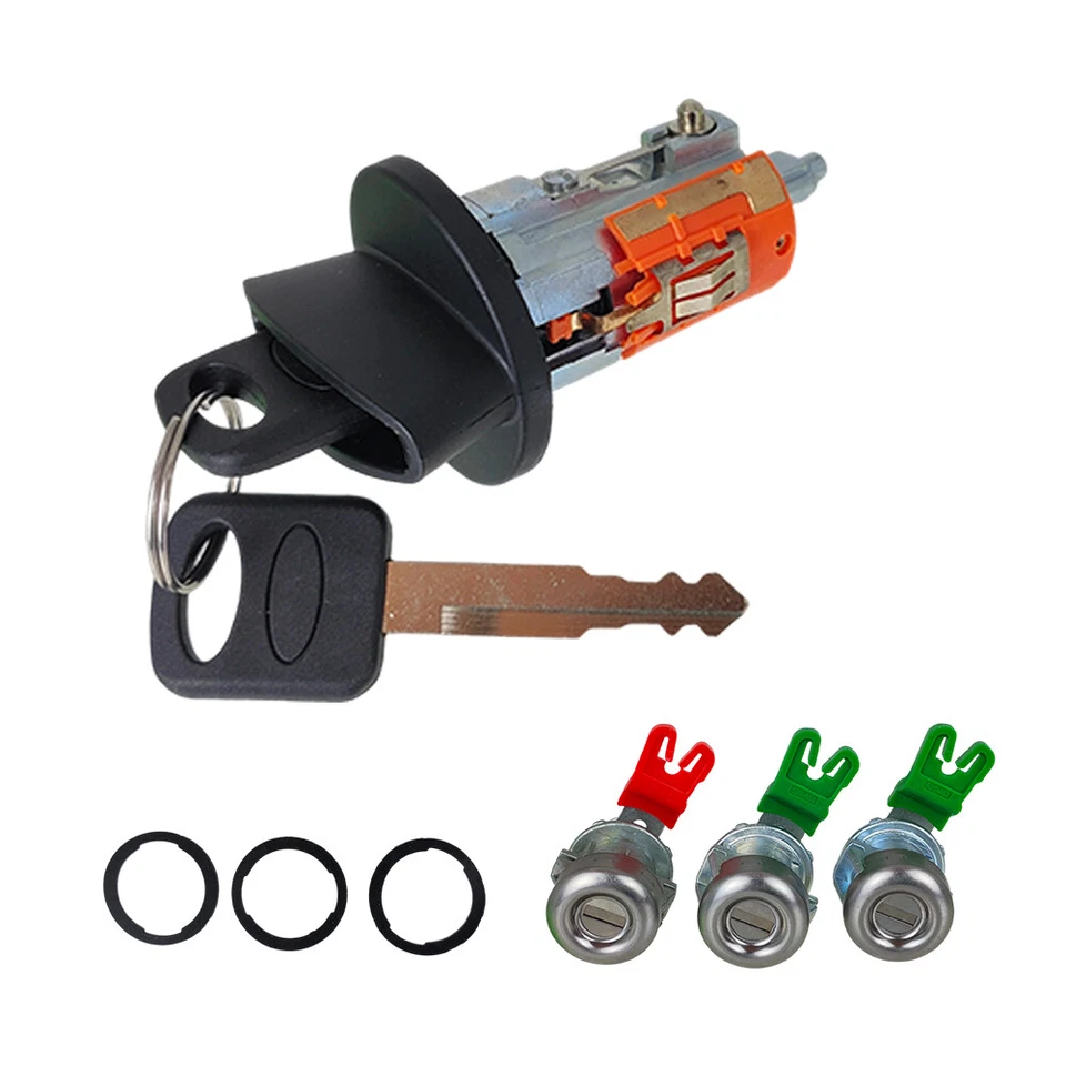 Ignition & Door Lock Cylinder For 1997-2007 Ford F250 F350 F450 F150 and 2 Keys - Image 2 of 4