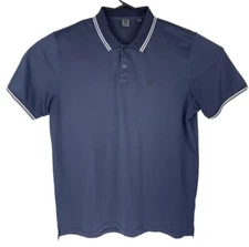 G/Fore Golf Polo Shirt Short Sleeve Mens XL Black/White Preformance