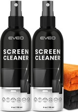 Screen Cleaner Spray - TV screen cleaner spray and Microfiber 8oz 4ozx2