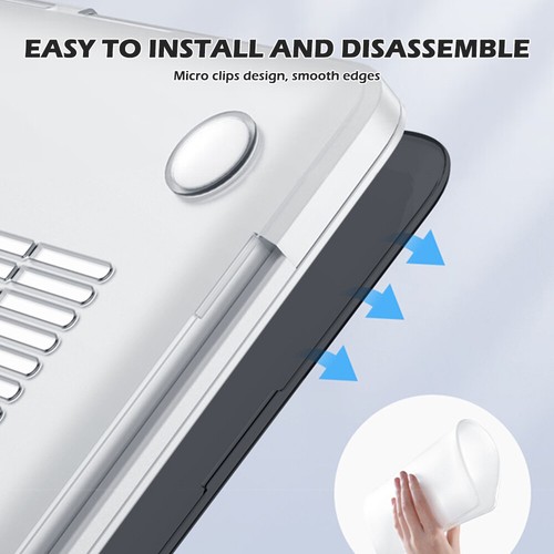 Hard Shell Case Cover for MacBook Air Pro 13 14 15 16 Inch Matte 2020-2025 New - Picture 9 of 10