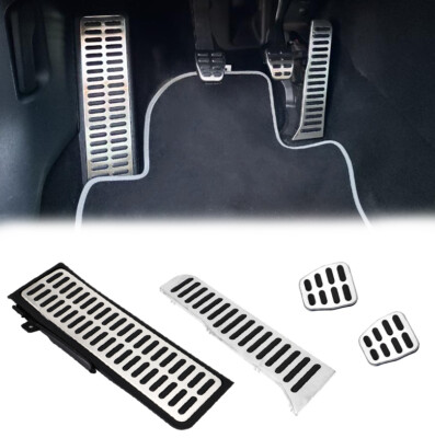 Pedalkappen Fußstütze Auto Für VW Golf 5 6 EOS Jetta Scirocco Seat Leon 1P Skoda