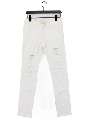 Blugirl Blumarine Damen Jeans W 30 in weiß Baumwolle mit Elasthan Skinny