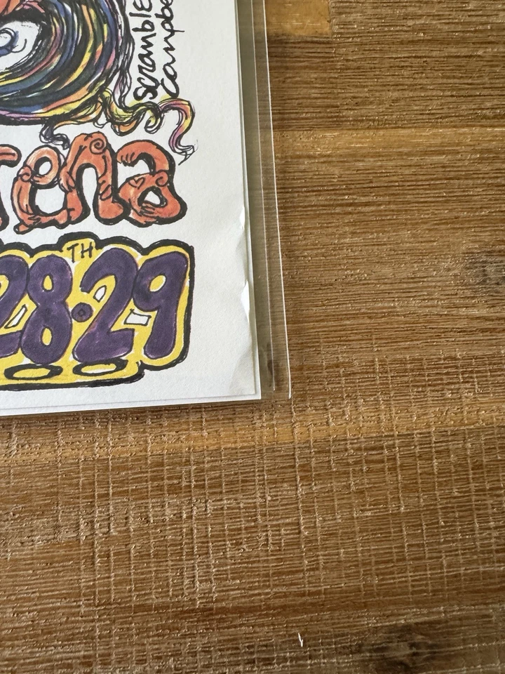 Pánico generalizado - Póster de Halloween - Nueva Orleans - Scramble Campbell - Original Foto 3 de 3