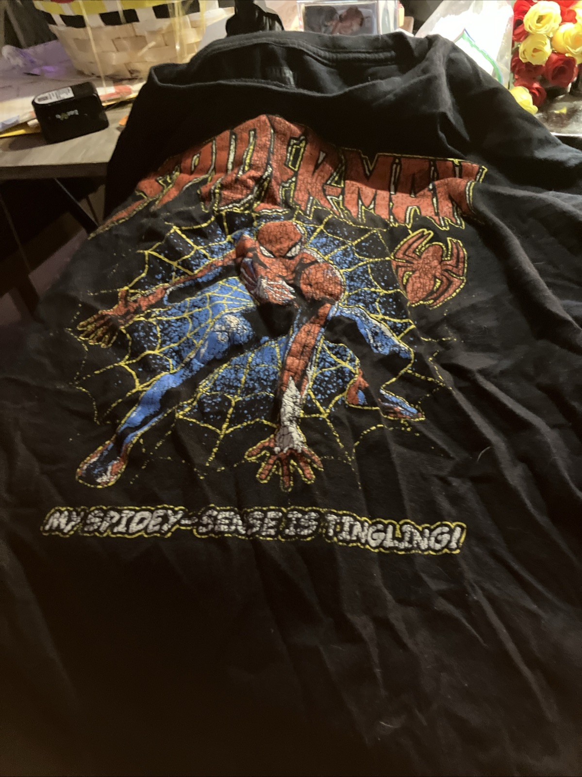 Marvel Spiderman Graphic Casual T Shirt Men's Size 3XL Spidey Sense Tingling