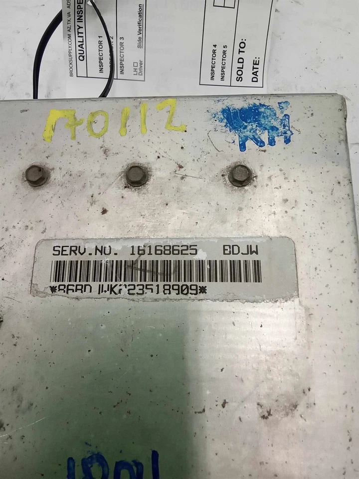 1993 Chevrolet C/K Truck 1500 Silverado 5.0 A/T Computer Ecu Ecm Module USEDOEM - Image 4 of 4