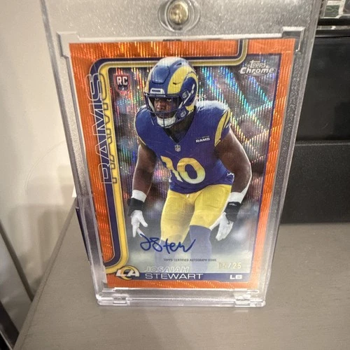 2025 Topps Chrome Josaiah Stewart Refractor (RAW)