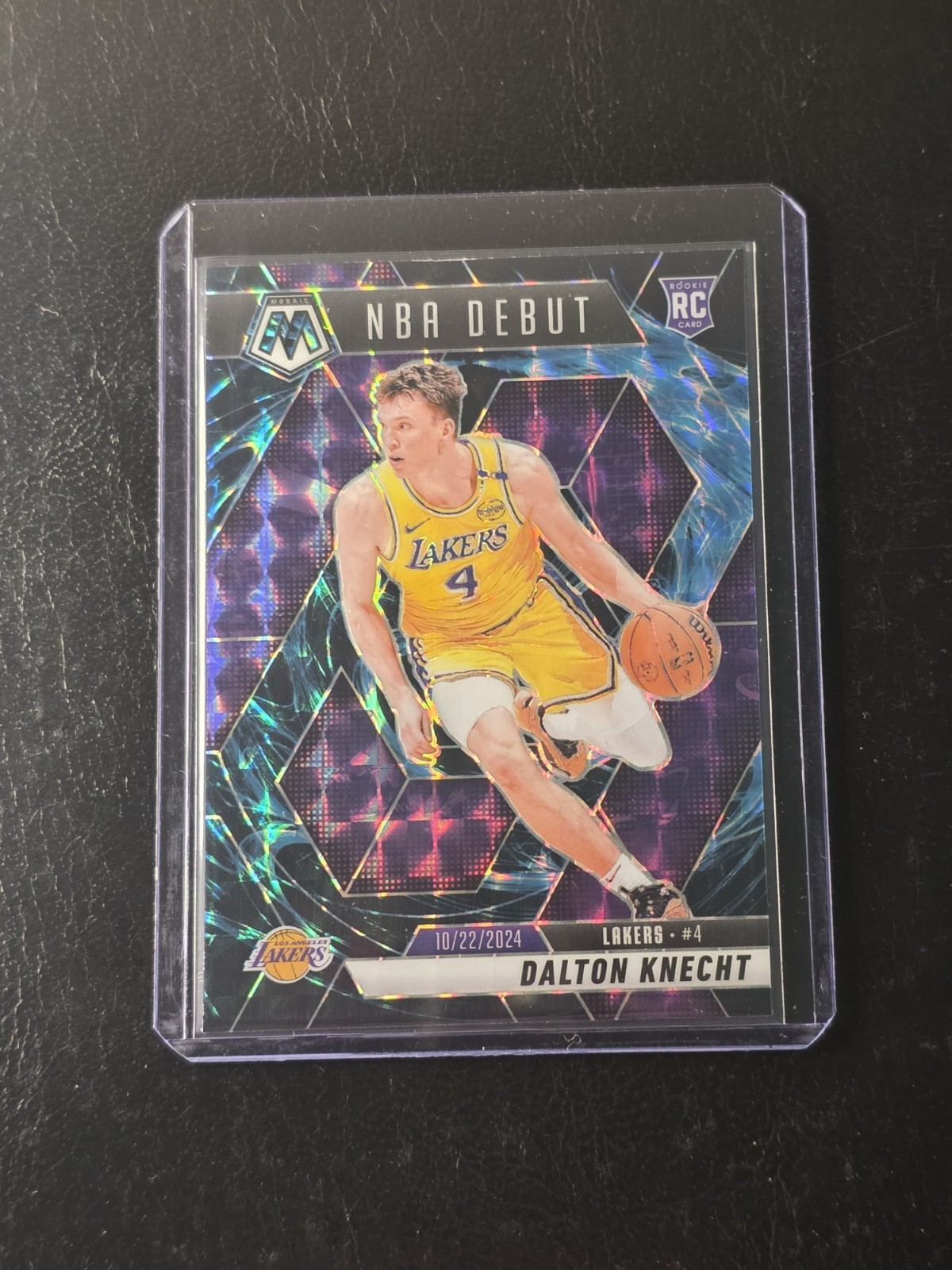 2024-25 Panini Mosaic - NBA Debut Dalton Knecht #264 Genesis Mosaic Prizm (RC)