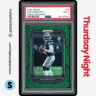 2022 PANINI PRIZM #76 DAK PRESCOTT GREEN SHIMMER /5 PSA 9