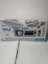 Pyle Hydra Marine    Stereo Receiver. Brand New -White W 4 Speakers   PLMRKT38W