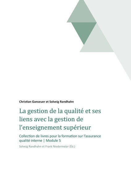 Christian Ganseuer (U. A.) | La Gestion De La Qualité Et Ses Liens Avec La...-image