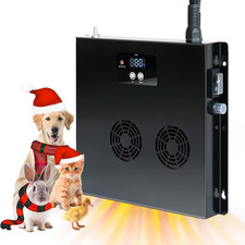 400W Dog House Heater with PTC Rapid Heating 3 Seconds , 32  -122  Temperature R