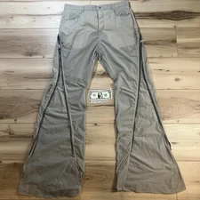 Rick Owens EDFU SS23 Ripstop Banana Bolan Pants Pearl Men's 38