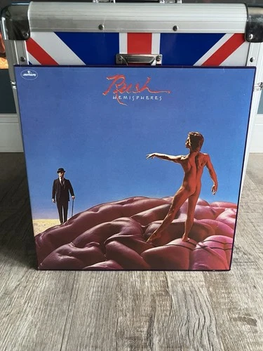 Rush Hemispheres 1978 UK Record Vinyl Lp 9100059 Prog Hard Rock VG+