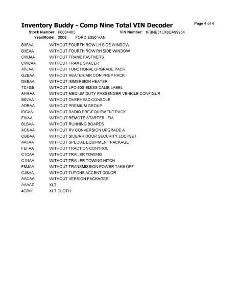 Driver Left Tail Light Fits 05-14 FORD E150 VAN 3142306 thumbnail 22