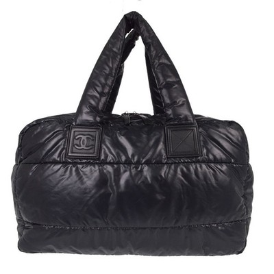 Chanel Coco Cocoon Bowling Nylon Matelassé Grand