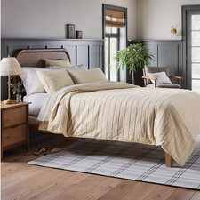 Hearth  Hand Magnolia Full Queen Duvet Comforter Cover Set Pillow Sham Neutral