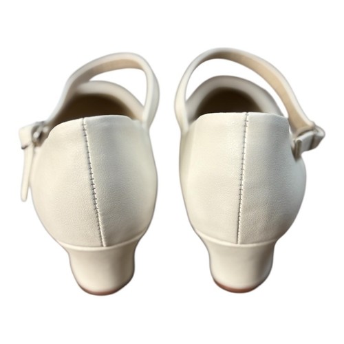 So Danca CH50 Ivory Character Leather Shoes Buckle Strap Heels Size 10 New - Picture 3 of 11