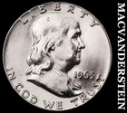 1963 Silver Franklin Half Dollar - Choice Gem Brilliant Unc  Lustrous  #J8375