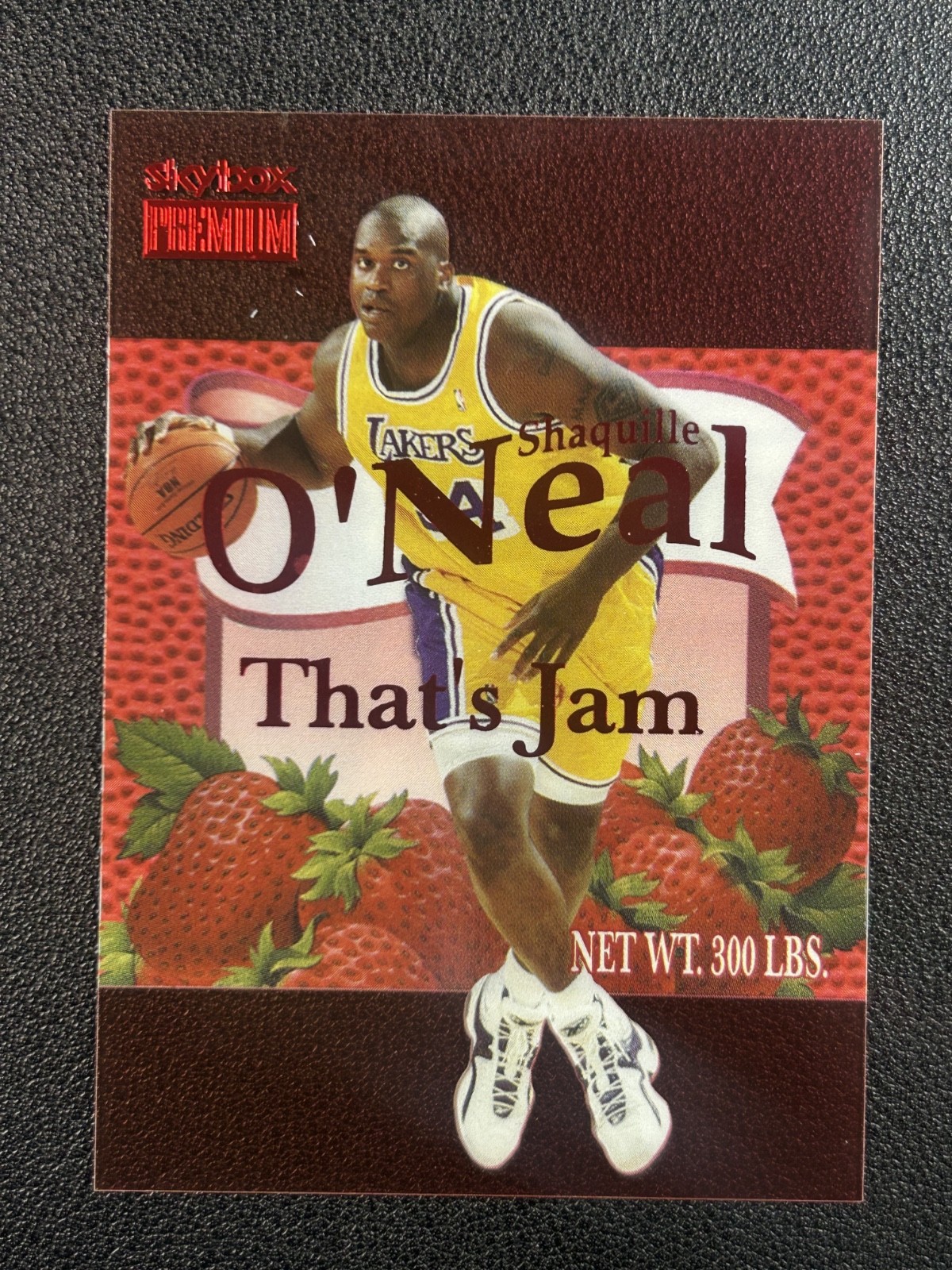 SHAQUILLE SHAQ O'NEAL 1998-99 SKYBOX PREMIUM #4 TJ THAT'S JAM LAKERS HOF
