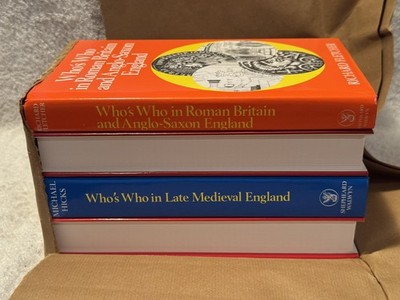 Who's Who in Roman Britain Anglo-Saxon England Shepheard Walwyn Set One  4 Books