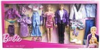 Barbie & Ken 2 Blonde Dolls Fashion Set Clothes Dress Shoes Multiple Outfits