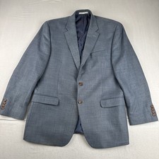 Lauren Ralph Lauren Mens Light Blue Blazer 44R Office Preppy Office Business