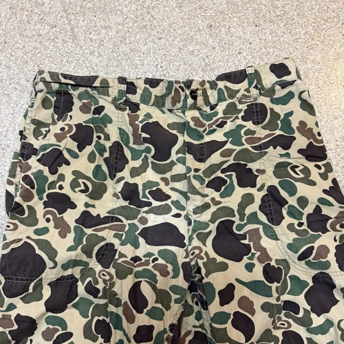 男式复古鸭子迷彩狩猎裤大号棉拉链 32x25 - 第 2 张/共 14 张