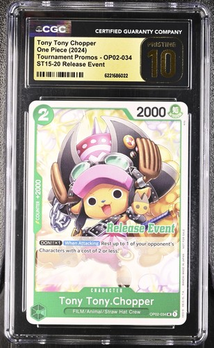 Tony Tony.Chopper (ST15 - ST20 Release Event Pack) graded CGC 10 for sale on eBay