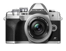 Olympus OM-D E-M10 Mark IV Mirrorless Digital Camera with 14-42mm Lens Silver 