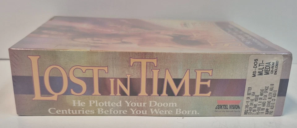 Lost in Time Sierra Coktel Vision MS-DOS CD Big Box PC 1993 Brand New Sealed - Image 3 of 3