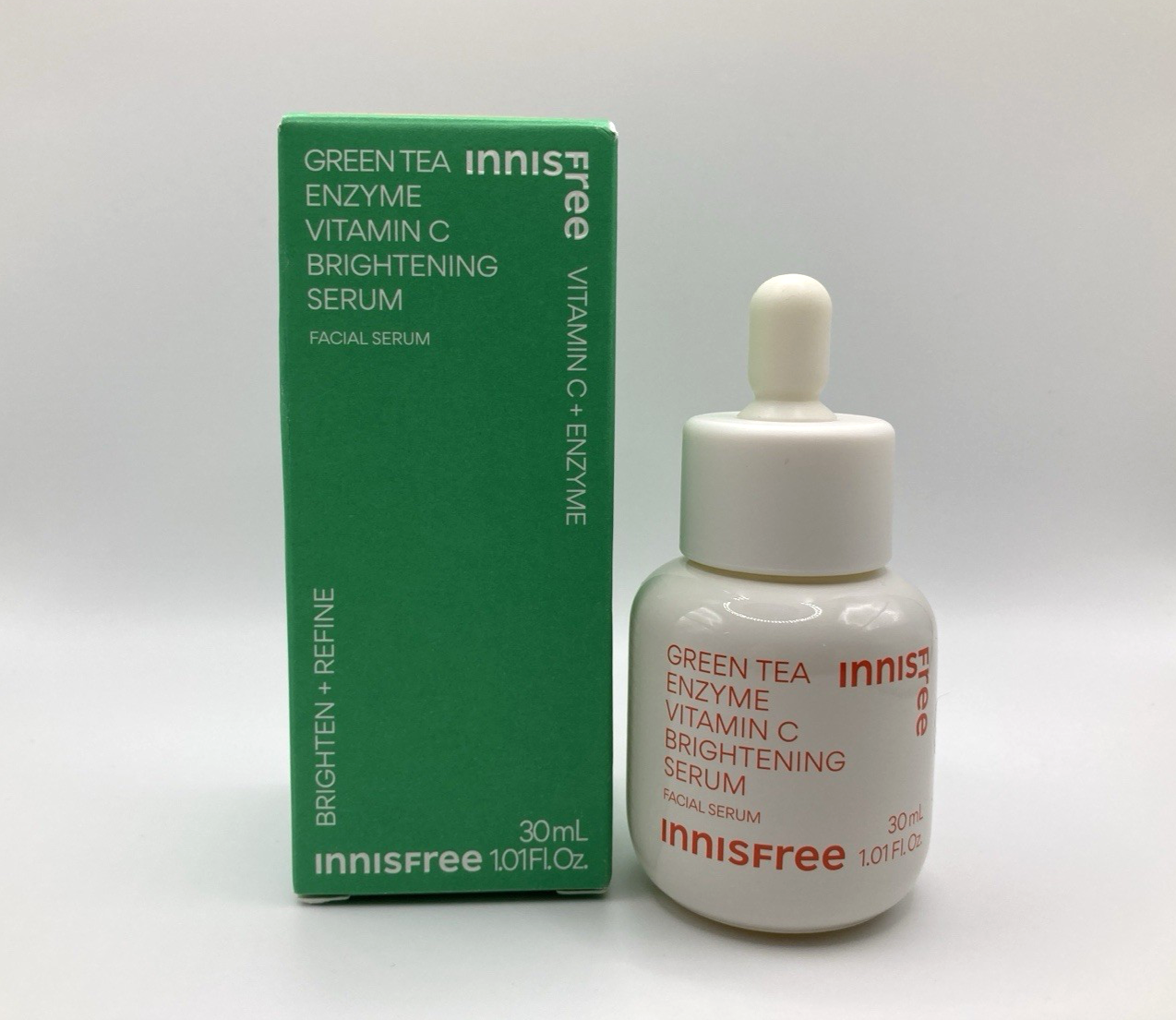 INNISFREE Green Tea Enzyme Vitamin C Brightening Serum 30ml ~ Exp:10/2027 ~ BNIB