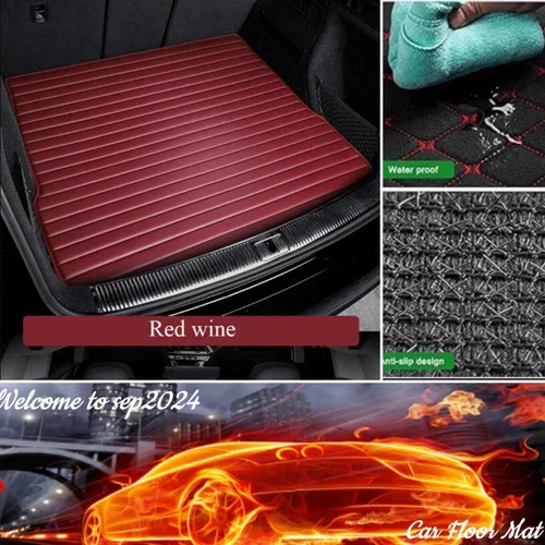 For Hummer H2 H3 Luxury Carpets Custom Car Trunk Mats All Series PU Leather Mats - Picture 11 of 34