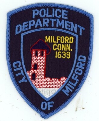 CONNECTICUT CT MILFORD POLICE NICE SHOULDER PATCH SHERIFF | eBay