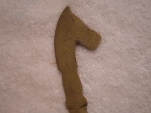 Vintage Brass Horse Letter Opener metal Office supply 8" long - Picture 4 of 5