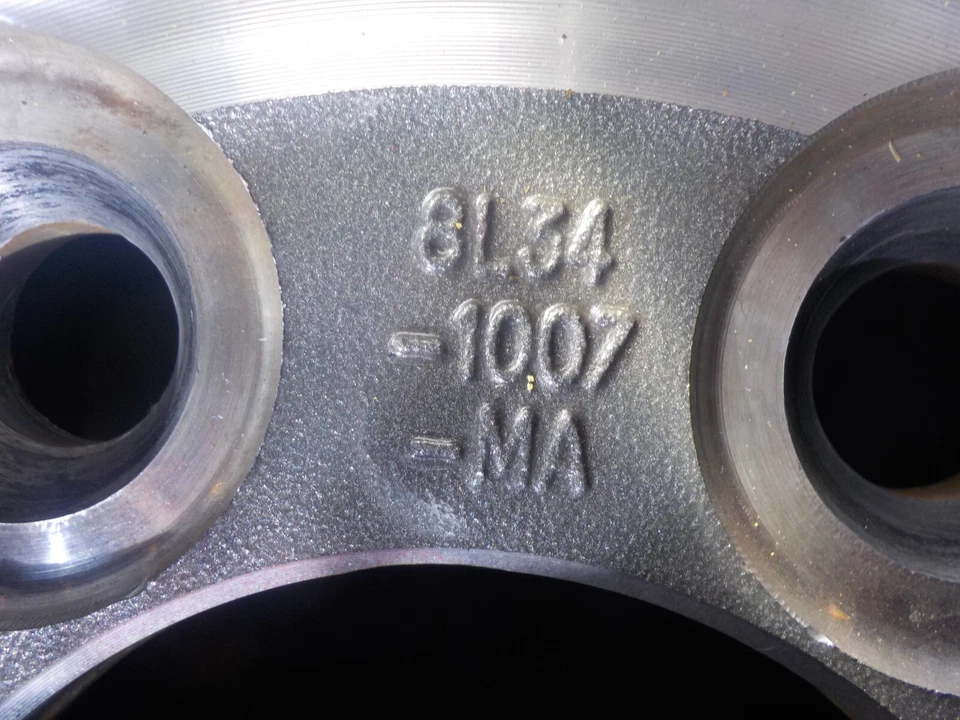 JUEGO DE 4 RUEDAS OEM AMER RACING AR89378063225 17X8 CROMO ROJO 8L34-1007-MA #210 Foto 4 de 4