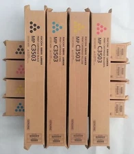 Ricoh Savin Lanier Genuine Toner 2 SETS  MPC3503 MPC3504  MPC3003 MPC3004