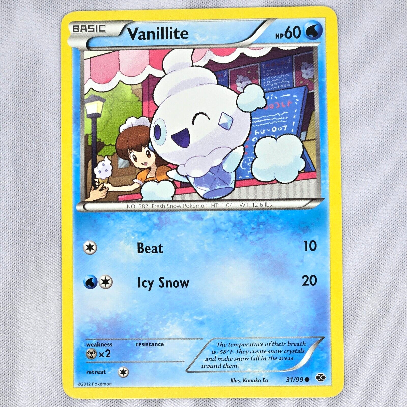 Vanillite 31/99 Next Destinies Regular Common Pokemon Card TCG English LP