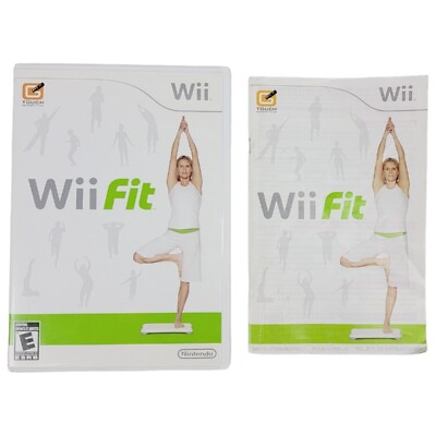 Nintendo Wii Game Lot Wii Fit & Wii Fit Plus - REQUIRES WII