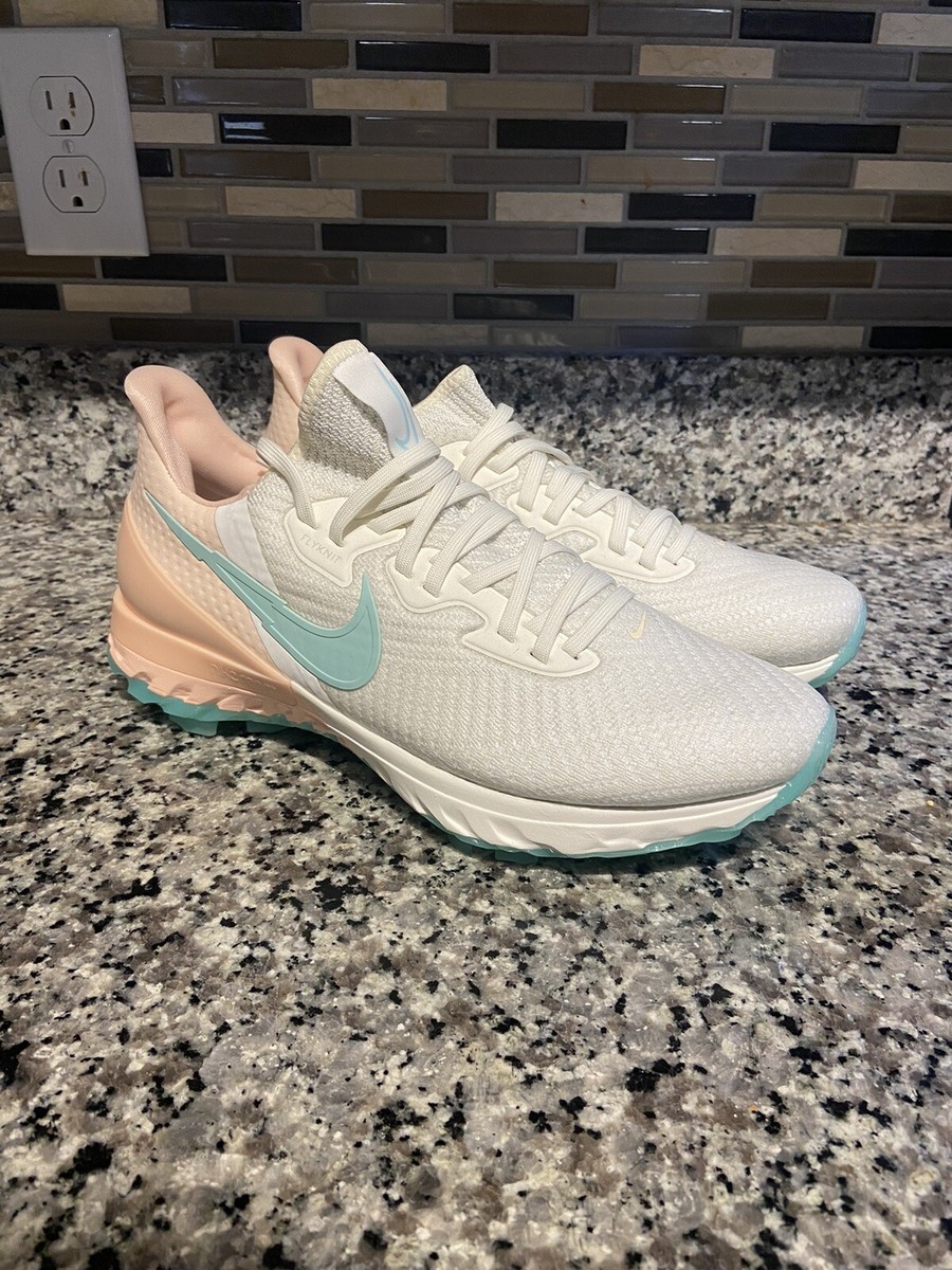 Men's Nike Air Zoom Infinity Tour Peach White Golf Shoes CZ8300