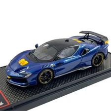 BBR Models 1/43 Ferrari SF90 XX Stradale Blue Tour De France L...