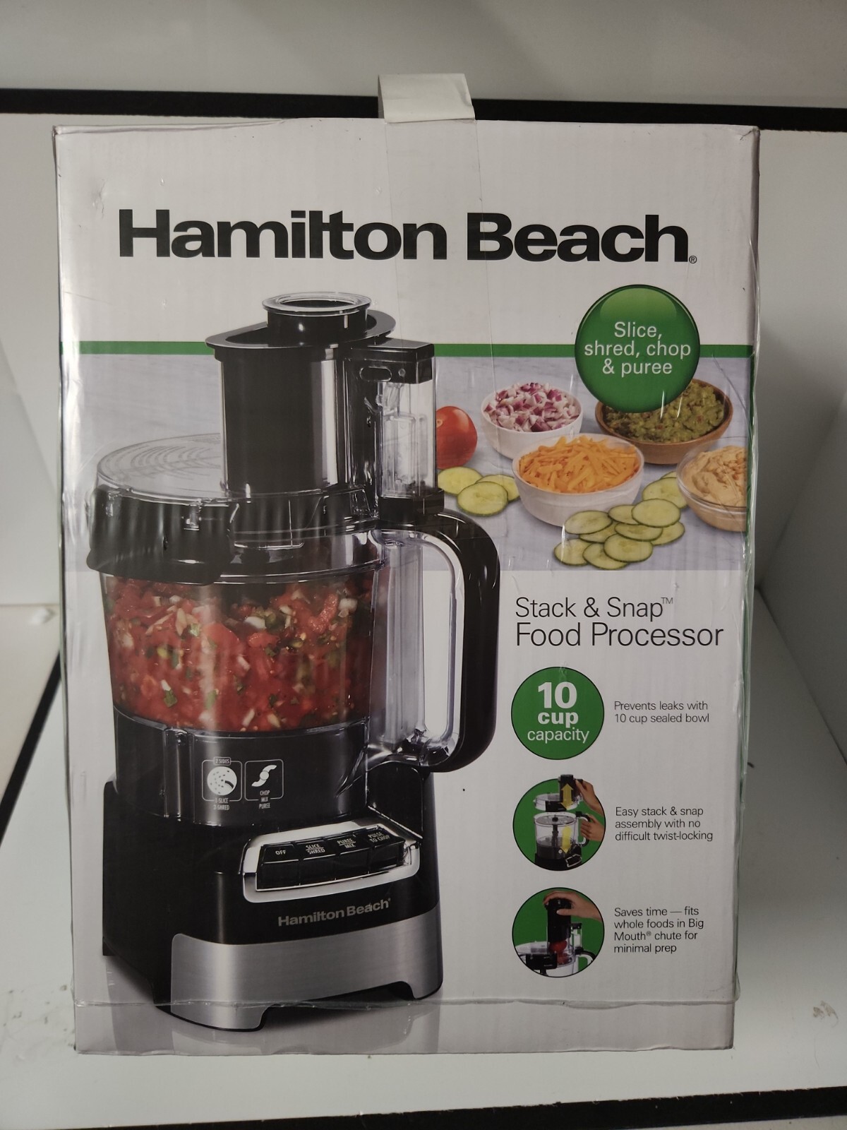 Hamilton Beach 10Cup Food Processor Black/Stainless (70723) 40094707232 eBay